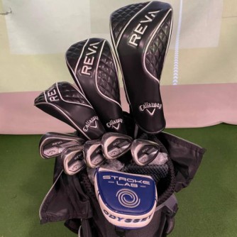 Full Set Ladies Callaway Reva + Putter Odyssey Stroke Lab Seven